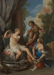 Betsabea al bagno, ca. 1700