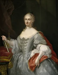 Ritratto di Maria Amalia di Sassonia (1724-1760), regina consorte di Spagna