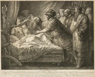 Allegoria della pittura La morte di Leonardo da Vinci