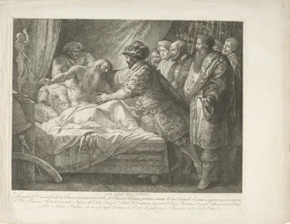 Re Francesco I presso il morente Leonardo da Vinci