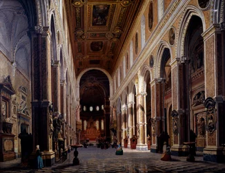 Interno del Duomo di Napoli