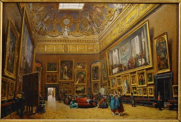 Il Salon Carre del Museo del Louvre ...