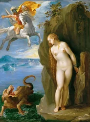 Tedesco: Perseus befreit Andromeda Perseo e Andromeda