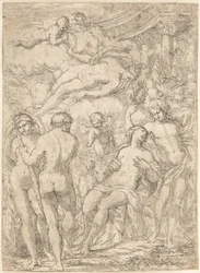 Allegoria con figure mitologiche