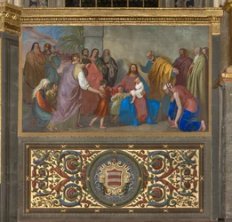 Presbiterio, Giueppe Diotti, Sinite parvulos 1833