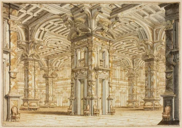 Sala del Festival da una scena teatrale