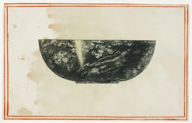 Ciotola di marmo nero