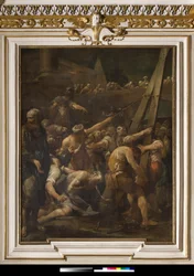 San Andrea davanti alla croce del suo martirio