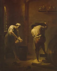 Scena in cantina, ca 1710-1715