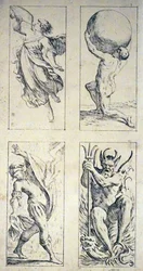 Carte dei tarocchi del XVII secolo di Giuseppe Maria Mitelli