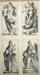 Carte dei tarocchi del XVII secolo di Giuseppe Maria Mitelli