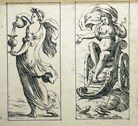Carte dei tarocchi del XVII secolo di Giuseppe Maria Mitelli