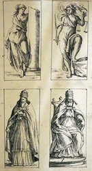 Carte dei tarocchi del XVII secolo di Giuseppe Maria Mitelli
