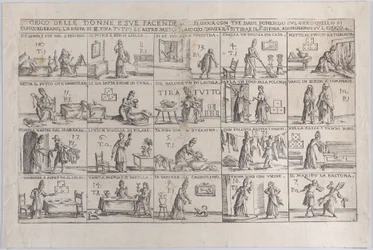 Gioco delle donne e le loro faccende