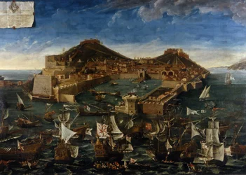 Portoferraio (Elba), dipinto di G.M. Terreni