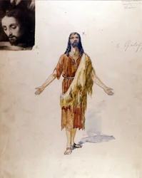 Richard Strauss: "Salome" costume di Giuseppe Palanti per il ruolo di Jokanaan per il teatro La Scala di Milano (1912)