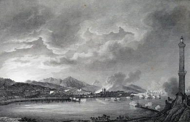 Genova bombardata dalla flotta inglese, 25 maggio 1800