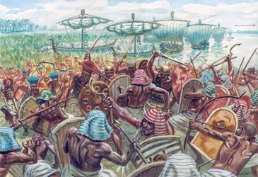 Antico Egitto: la Battaglia del Delta fu una battaglia navale tra l