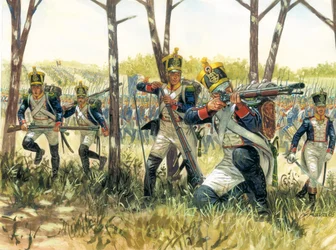 Prima Impero: voltigeurs di fanteria francese
