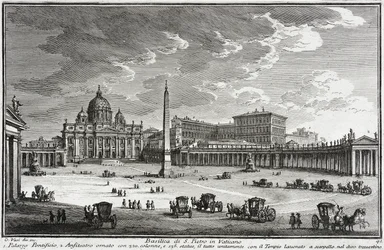 Basilica di San Pietro, Vaticano, c.1753