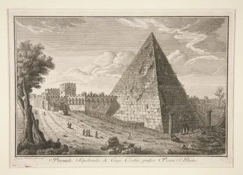 Piramide Sepolcrale di Caio Cestio, presso Porta S. Paolo