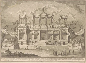La Seconda Macchina per la Chinea del 1770: Il Portico del Mercato del Pesce