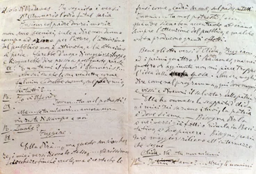 Lettera manoscritta di Giuseppe Verdi all