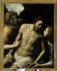 Il Cristo morto sostenuto da due angeli