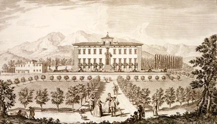 Vista della Villa del Barone, da 