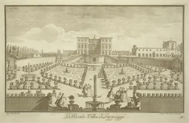 Villa Lappeggi, da Vedute della Toscana