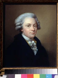 Ritratto del compositore Wolfgang Amadeus Mozart (1756-1791)