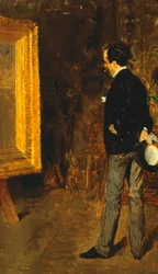Ritratto del giornalista Martino Cafiero, di Giuseppe de Nittis