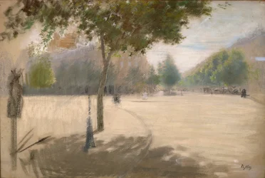 Piazza soleggiata