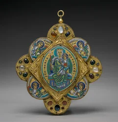 Pendente con la Vergine e il Bambino, c. 1160-1170