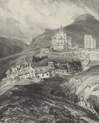 Abside esterno della chiesa di Saint-Nectaire, 1831