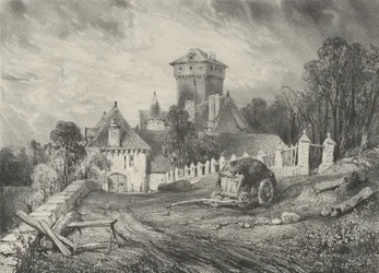 Château de Pesteil a Polminhac, 1832