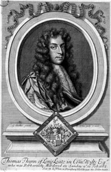 Thomas Thynne di Longleat (1648-82), inciso da Robert White (1645-1703)