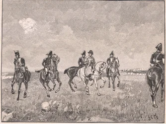 Napoleone e il suo seguito a Boulogne, 1803