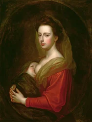 Ritratto di Lady Mary Boyle (1566-1673) e suo figlio Charles Boyle (m.1720)