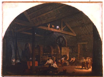La fucina inclinata, c1845-1866
