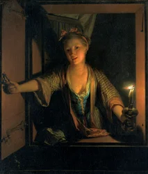 Una ragazza alla finestra, 1663-1700