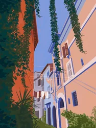 Una strada europea piena di fascino
