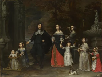 Un gruppo familiare, ca 1664
