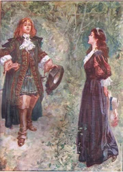 "Ora sono di tuo gradimento cugino?", da Lorna Doone pub.by W & R Chambers Ltd, 1921