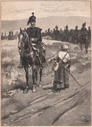 Il duca di Brunswick e i suoi ussari (i Brunswickers neri) AD 1810