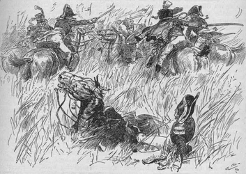 Il cavallo del generale cadde in un fosso