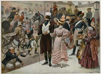 I primi giorni del nostro secolo - Piccadilly, Londra, nel 1800