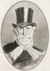 Giuseppe Fortunino Francesco Verdi, da Living Biographies of Great Composers