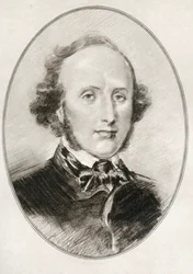 Jakob Ludwig Felix Mendelssohn Bartholdy, da Living Biographies of Great Composers