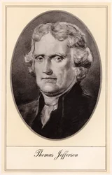 Thomas Jefferson, terzo Presidente degli Stati Uniti, inizio XX secolo